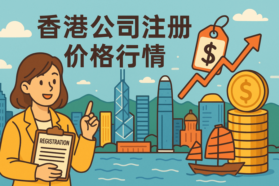 香港公司注冊價格行情：市場平均費用參考